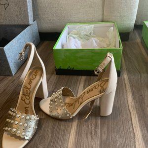 Sam Edelman Yaria Cream Sandals